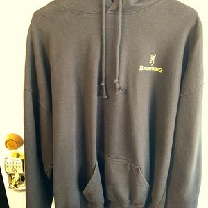 Mens Browning hooded sweatshirt